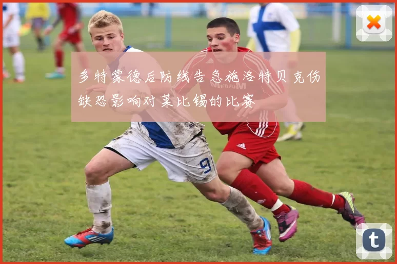 多特蒙德后防线告急施洛特贝克伤缺恐影响对莱比锡的比赛